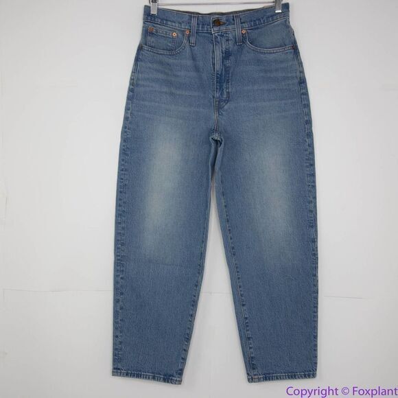 NEW Madewell USA-made Balloon Jeans in Whistler Wash, 27 - Picture 3 of 16